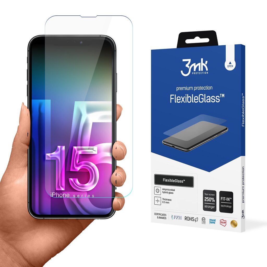 3mk FlexibleGlass™ screen protector 5903108535595 цена и информация | Ekrāna aizsargstikli | 220.lv