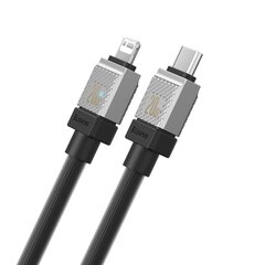 Кабель Baseus cable CoolPlay USB-C - Lightning 20Вт, черный, 1 м цена и информация | Кабели для телефонов | 220.lv