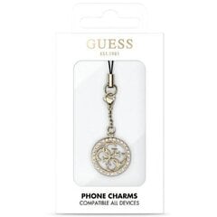 Guess zawieszka GUCPM4DRD Phone Strap 4G Rhinestone Charm цена и информация | Держатели для телефонов | 220.lv