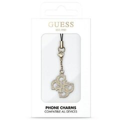 Guess zawieszka GUCPM4GID Phone Strap 4G Glitter Charm цена и информация | Держатели для телефонов | 220.lv