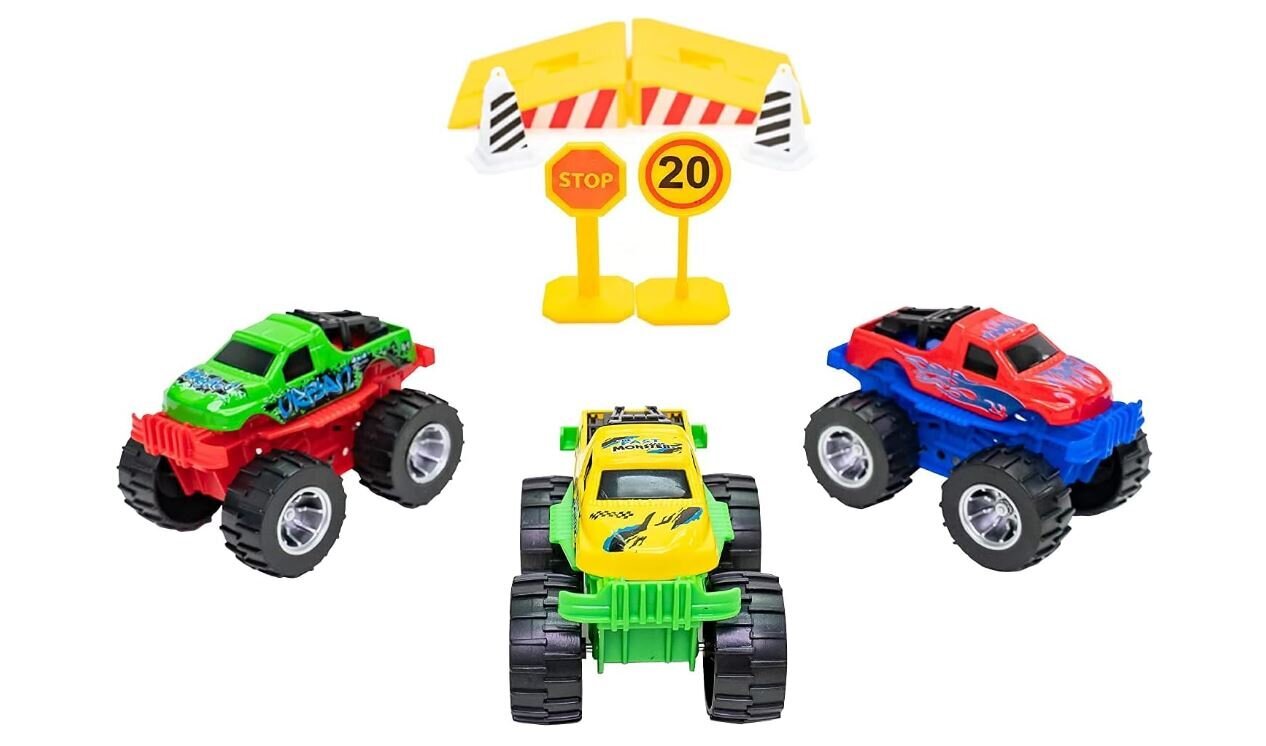 Kravas automašīna - tralis ar mašīnām цена и информация | Rotaļlietas zēniem | 220.lv