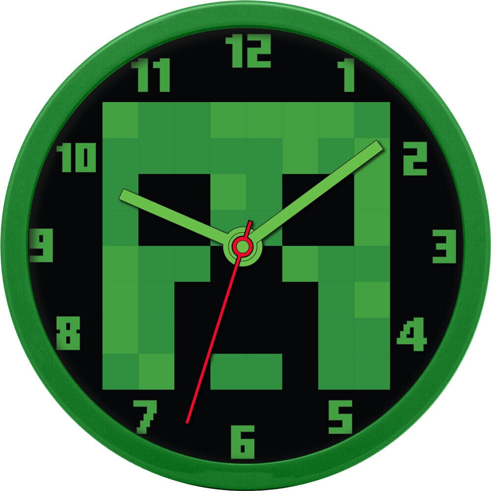 Sienas pulkstenis Minecraft, 25 cm cena un informācija | Bērnu aksesuāri | 220.lv