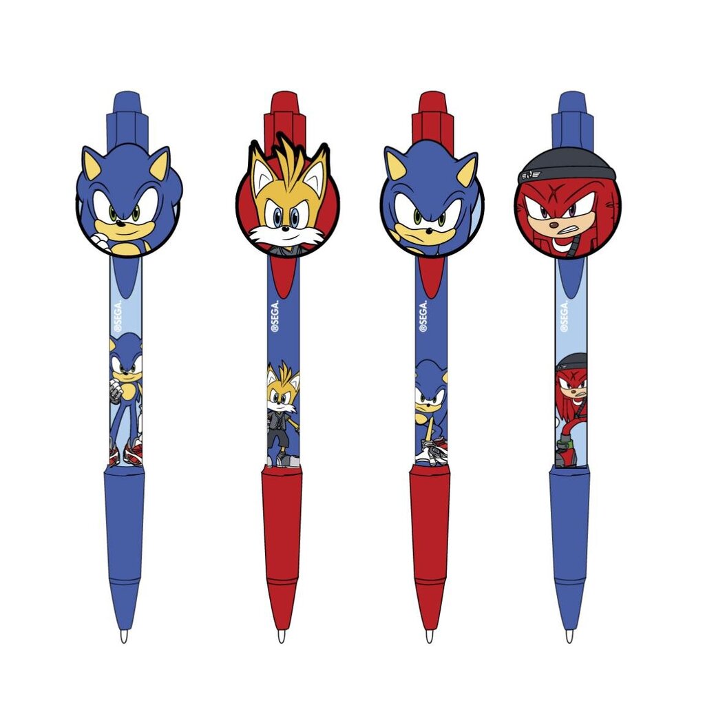 Pildspalva Sonic Hedgehog's Pulp Cape, 4 gab. цена и информация | Rakstāmpiederumi | 220.lv