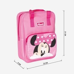 Skolas mugursoma Minnie Mouse, rozā cena un informācija | Skolas somas | 220.lv