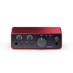 Focusrite Scarlett Solo 4th Gen cena un informācija | Skaņas kartes | 220.lv