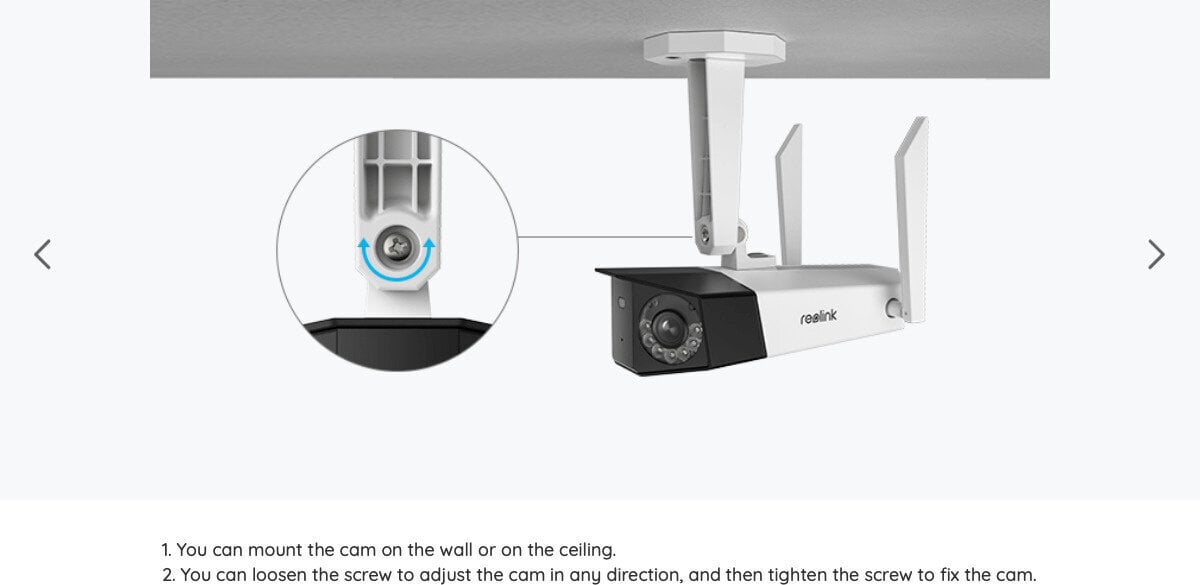 Reolink Duo 2 WiFi 4K kamera ar dubulto objektīvu, personīgo un transportlīdzekļa noteikšanu цена и информация | Novērošanas kameras | 220.lv