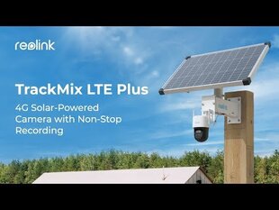 Reolink TrackMix LTE Plus 4G divu objektīvu PTZ akumulatora drošības kamera ar 24/7 ierakstīšanu cena un informācija | Novērošanas kameras | 220.lv