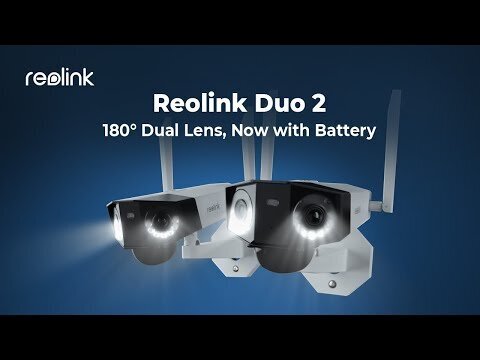 Reolink Duo 2 panorāmas bezvadu akumulatora kamera ar viedo noteikšanu cena un informācija | Novērošanas kameras | 220.lv