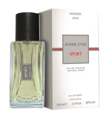 Tualetes ūdens Homme Collection Homme D'ore Sport EDT vīriešiem, 100 ml cena un informācija | Vīriešu smaržas | 220.lv