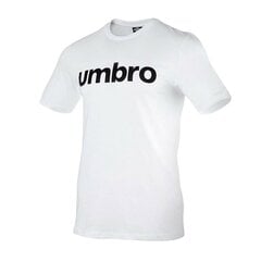 Футболка с коротким рукавом Umbro  LINEAR 65551U 13V Белый цена и информация | Мужские футболки | 220.lv