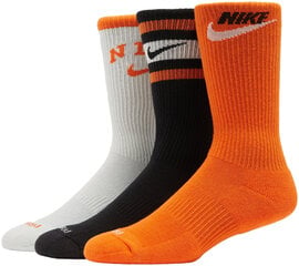 Nike Носки U Nk Ed Pls Csh Cwr 3P White Black Orange DX7665 903 DX7665 903/34-38 цена и информация | Мужские носки | 220.lv