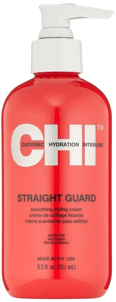 CHI Straight Guard Cirtainu matu nogludinošs krems 251 ml cena un informācija | Matu veidošanas līdzekļi | 220.lv