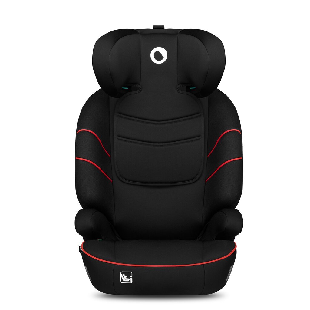 Autokrēsliņš Lionelo Lars i-Size, 15-36 kg, Sporty Black Red цена и информация | Autokrēsliņi | 220.lv