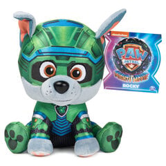 PAW PATROL Mighty Pups Movie Мягкая игрушка Рокки, 15 см цена и информация | Мягкие игрушки | 220.lv