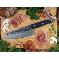 Кованый нож Carbon Santoku 18 см BY KATANAIMI цена и информация | Ножи и аксессуары для них | 220.lv