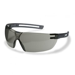 Защитные очки Uvex X-fit, серые линзы, покрытие Suravision Excellence (Anfi Scratch, Anti Fog), черный наушник цена и информация | Защита головы | 220.lv