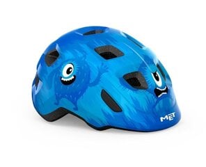 Riteņbraukšanas ķivere MET Hooray Blue Monsters Glossy, zila цена и информация | Шлемы | 220.lv