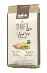 Bosch Petfood Plus HPC Soft+ Chicken & Banana graudiem (olbaltumviela) 12,5kg цена и информация | Сухой корм для собак | 220.lv