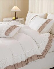 Ruffle Decor gultas veļas komplekts (260x220 cm), 3 daļas cena un informācija | Gultas veļas komplekti | 220.lv