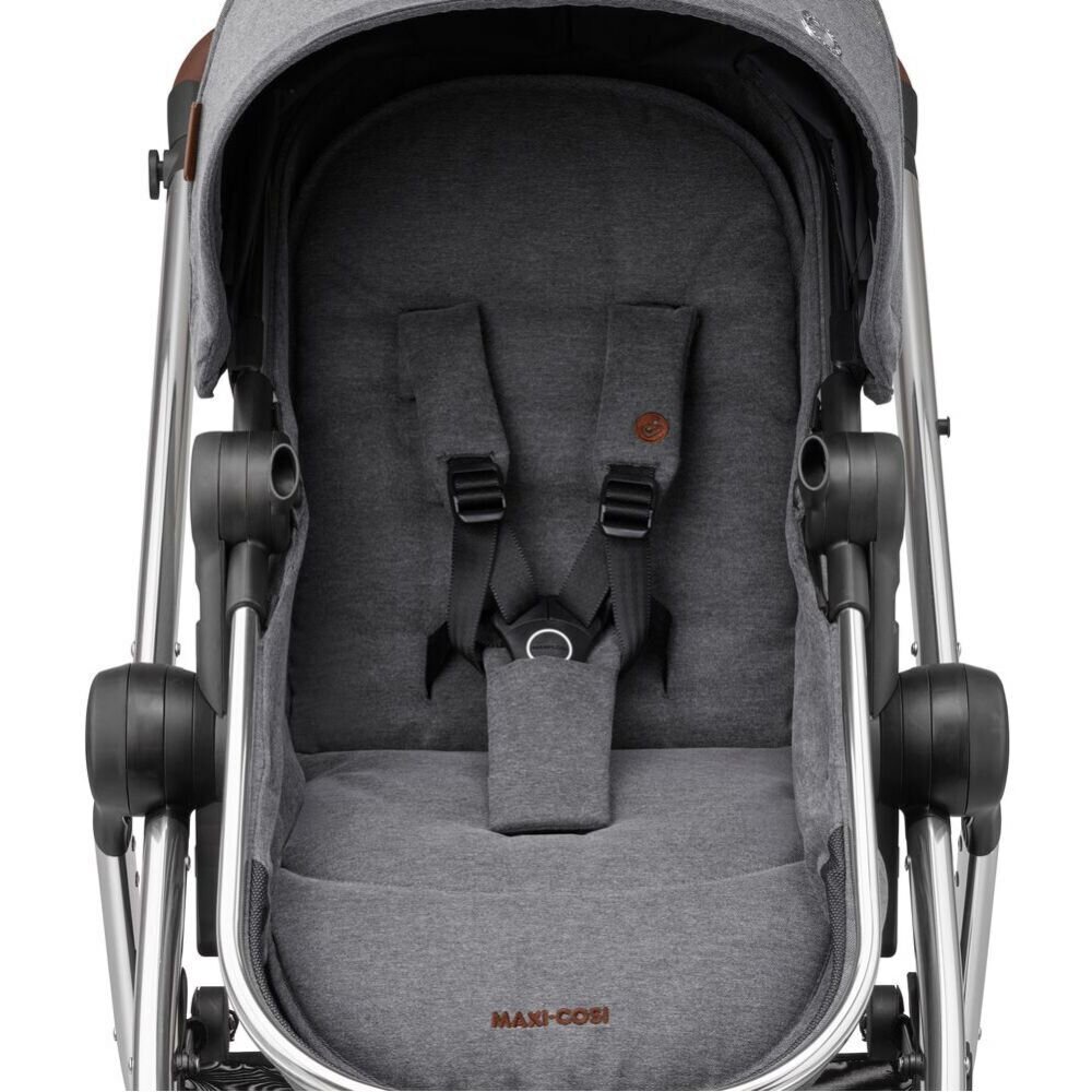 Maxi-Cosi universālie rati Zelia Luxe 2in1, Twillic Grey cena un informācija | Bērnu rati | 220.lv