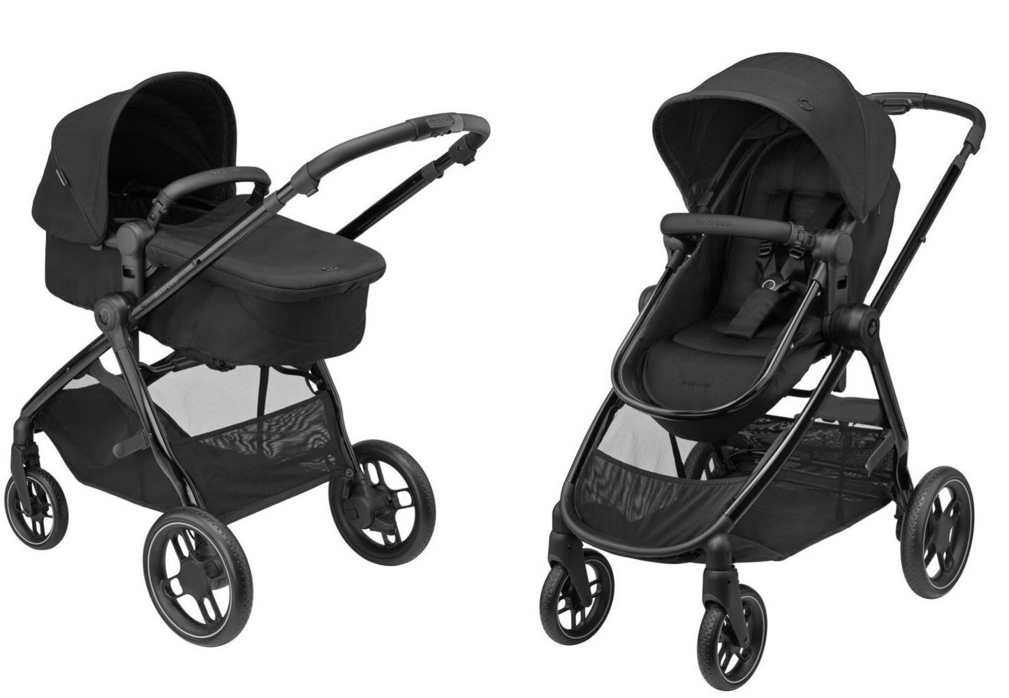 Maxi-Cosi universālie rati Zelia Luxe 2in1, Twillic Black cena un informācija | Bērnu rati | 220.lv