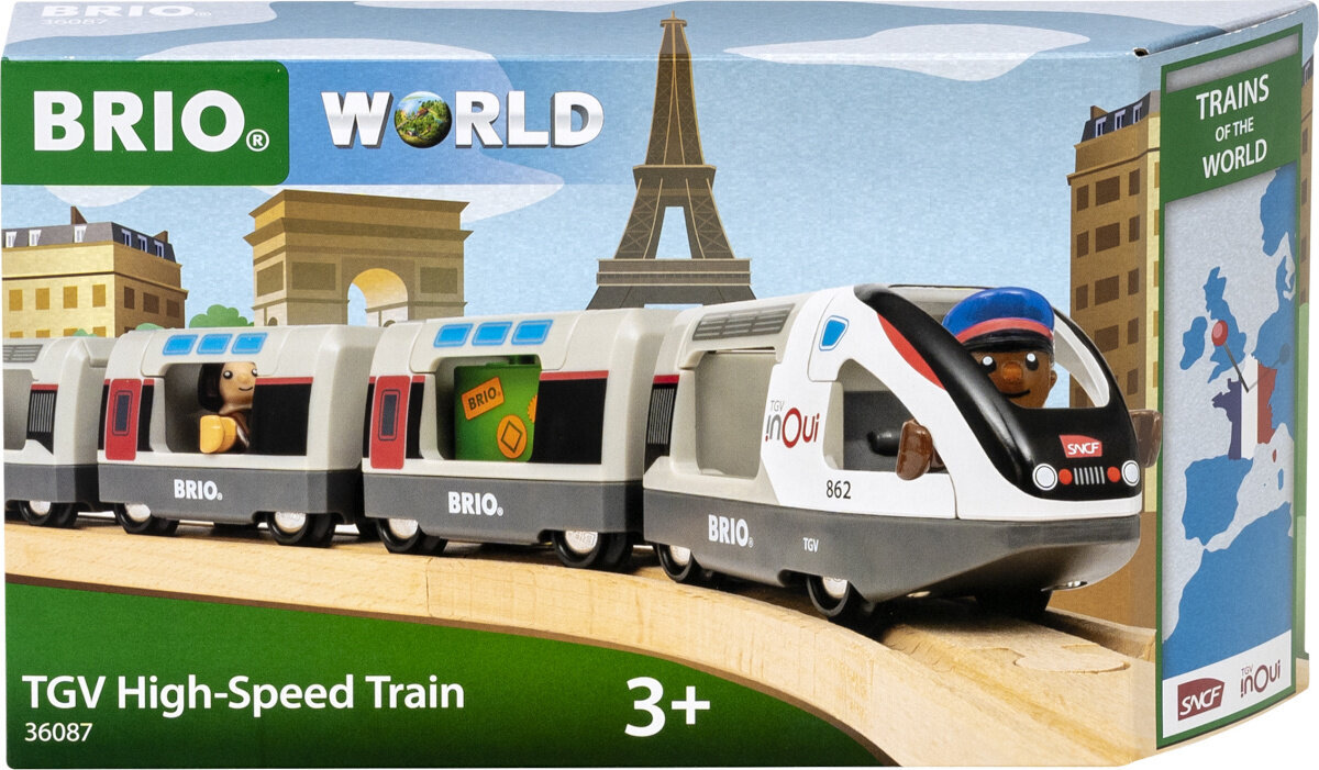Rotaļu ātrgaitas vilciens Brio cena un informācija | Rotaļlietas zēniem | 220.lv