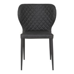 4-ru krēslu komplekts Pisa, mākslīgā āda, tumši pelēks cena un informācija | Virtuves un ēdamistabas krēsli | 220.lv