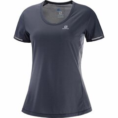 Krekls ar īsām piedurknēm sievietēm Salomon Agile, pelēks cena un informācija | Sporta apģērbs sievietēm | 220.lv