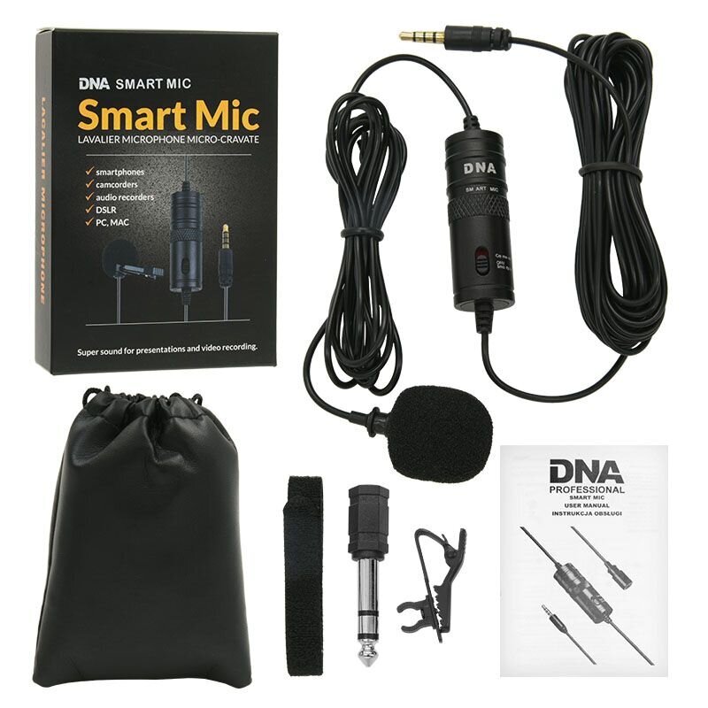 Piespraužams mikrofons DNA SMART MIC цена и информация | Mikrofoni | 220.lv