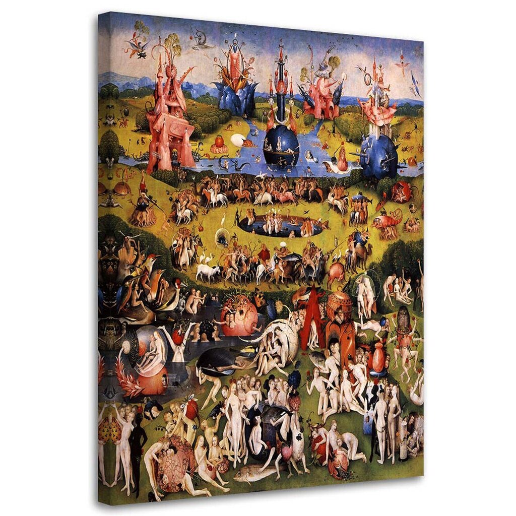Glezna uz audekla, Ēdenes dārzs - H. Boshs cena un informācija | Gleznas | 220.lv