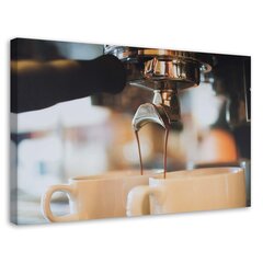 Glezna uz audekla, Svaiga kafija kafejnīcā цена и информация | Картины | 220.lv