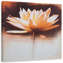 Glezna uz audekla, Ūdens lilijas zieds цена и информация | Картины | 220.lv
