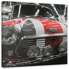 Glezna uz audekla, Vecs automobilis ar Lielbritānijas karogu cena un informācija | Gleznas | 220.lv