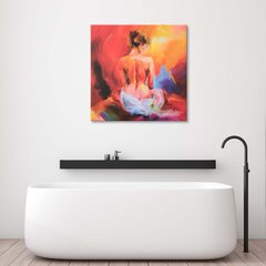 Glezna uz audekla, Krāsains kailas sievietes attēls цена и информация | Картины | 220.lv