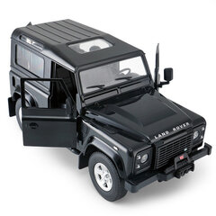 Radiovadāms auto Rastar R/C Land Rover Defender 1:14 SUV, melns цена и информация | Игрушки для мальчиков | 220.lv