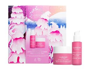 Набор для ухода за лицом Lumene Nordic Bloom Anti-Winkle & Firm: крем для лица, 50 мл + сыворотка для лица, 30 мл цена и информация | Наносите на чистую кожу лица. Подержите около 10-15 минут и смойте водой. | 220.lv