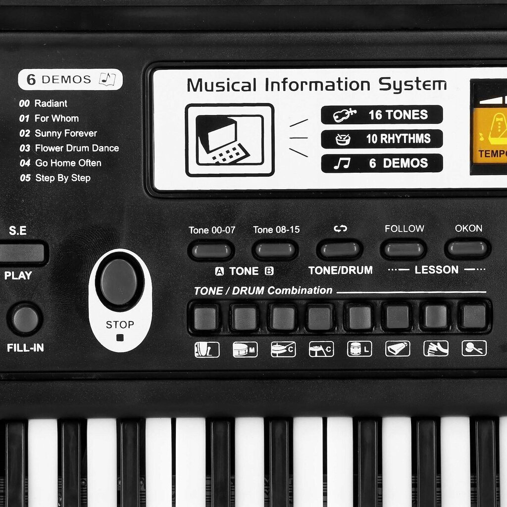 Elektriskās klavieres ar mikrofonu MQ6106 Springo цена и информация | Attīstošās rotaļlietas | 220.lv