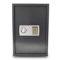 Seifs ar elektronisko slēdzeni, 35x52x36 cm, pelēks cena un informācija | Seifi | 220.lv