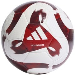 Futbola bumba Adidas Tiro League Thermally Bonded HZ1294, balta/sarkana цена и информация | Футбольные мячи | 220.lv