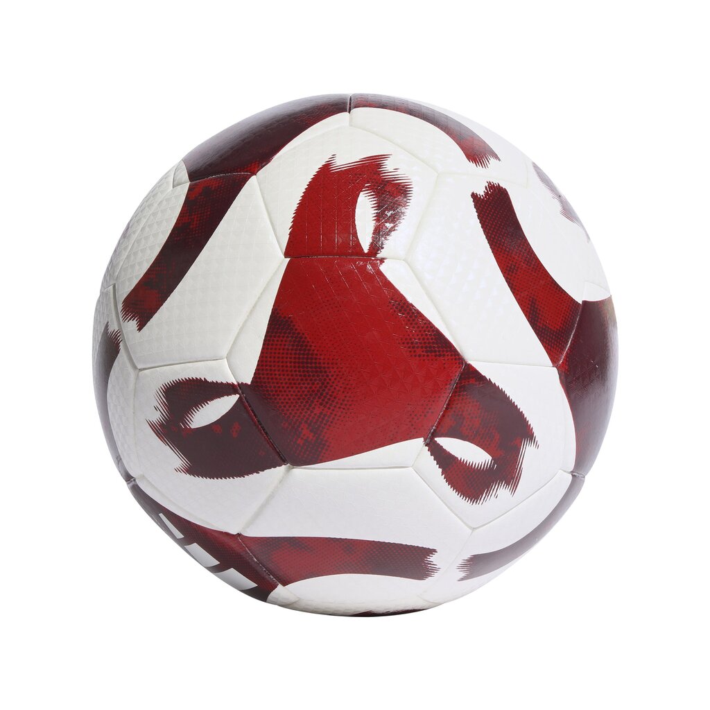 Futbola bumba Adidas Tiro League Thermally Bonded HZ1294, balta/sarkana cena un informācija | Futbola bumbas | 220.lv