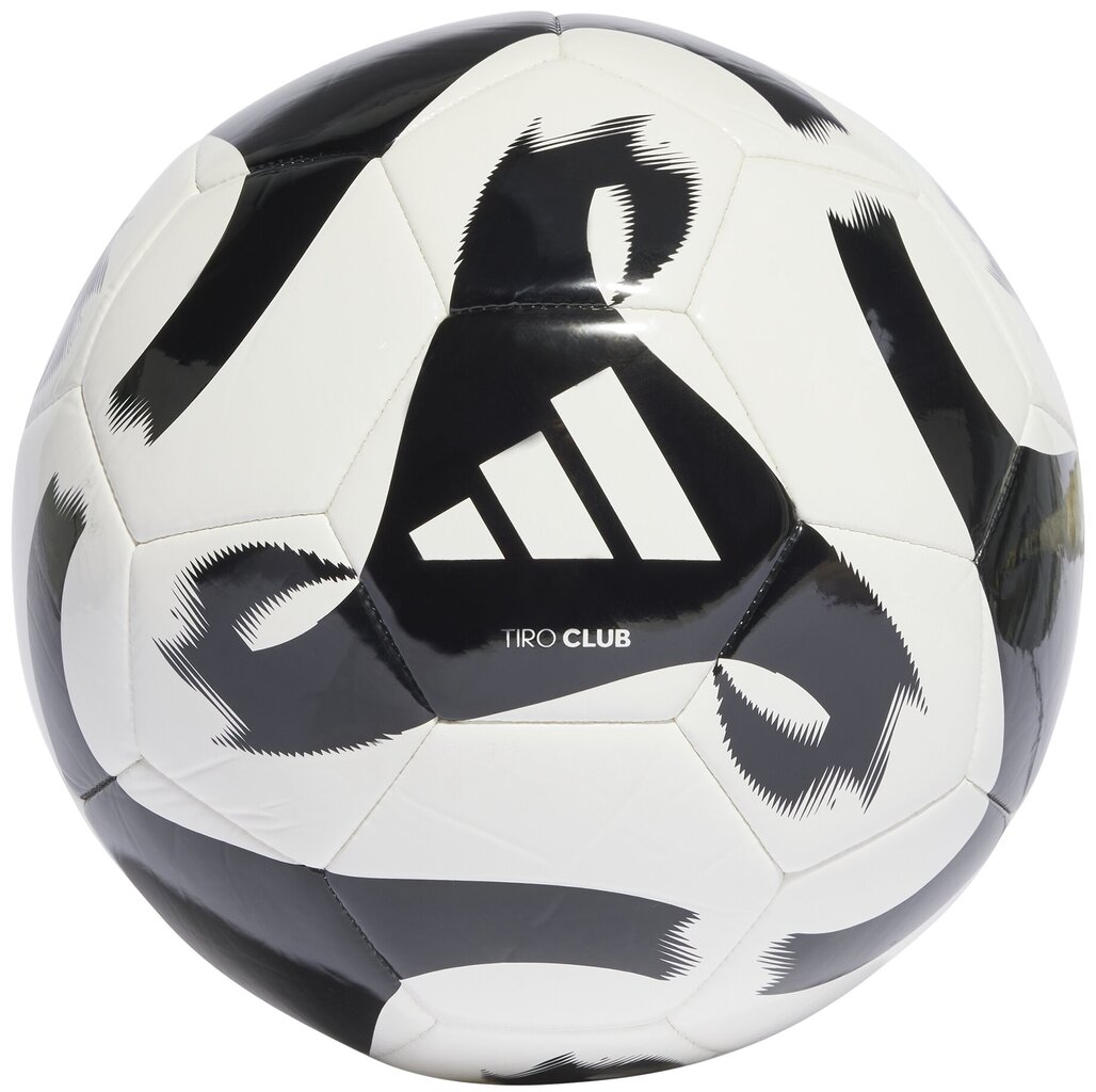 Futbola bumba Adidas Tiro Club Ball HT2430, melna/balta cena un informācija | Futbola bumbas | 220.lv