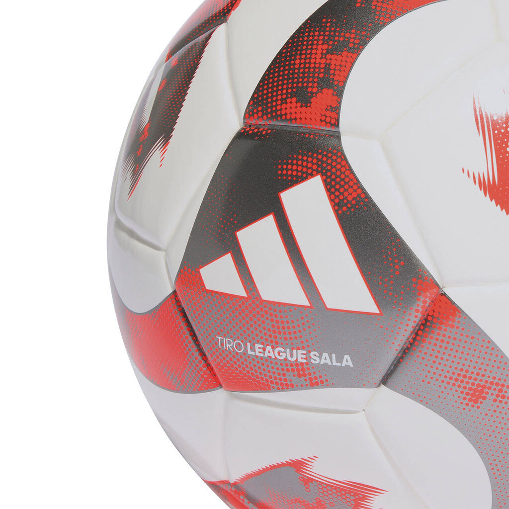 Futbola bumba Adidas Tiro League Sala HT2425, balta/oranža cena un informācija | Futbola bumbas | 220.lv