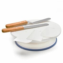 Вращающиеся тарелочка для торта+ нож и лопаточка цена и информация | Кухонные принадлежности | 220.lv