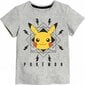 T-krekls bērniem Pokemon Pikachu, pelēks cena un informācija | Zēnu krekli | 220.lv