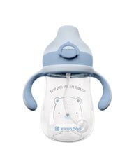 Bērnu pudelīte Kikka Boo Bear with Me, zila, 6 mēn+, 300 ml cena un informācija | Bērnu pudelītes un to aksesuāri | 220.lv