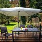 Dārza lietussargs Patio Resto 3,5 x 3,5 cm, balts cena un informācija | Saulessargi, markīzes un statīvi | 220.lv