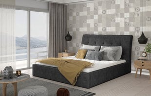 Gulta Inge 180x200 cm, pelēka cena un informācija | Gultas | 220.lv