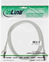 InLine 72550W, RJ45 CAT5e SF/UTP, 0,5 м цена и информация | Кабели и провода | 220.lv