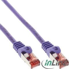 InLine 76450P, RJ45 CAT6 S/FTP, 50 см цена и информация | Кабели и провода | 220.lv