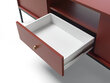 Kafijas galdiņš AKL Furniture Mono ML104, sarkans cena un informācija | Žurnālgaldiņi | 220.lv